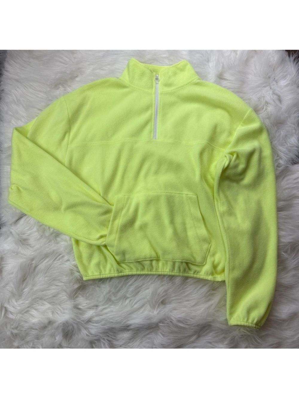 SO Women's Bright Yellow Half-Zip Sweater